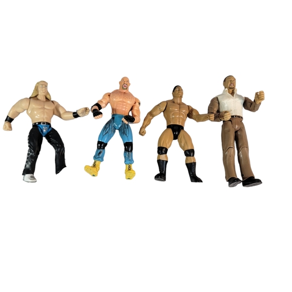 WWE Vintage 90's Y2K Wrestlers Bill Goldberg, Shawn Michaels, The Rock, Batista - Picture 2 of 14